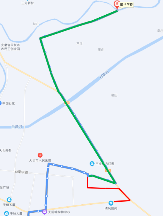 仙桃公交6路车路线图图片